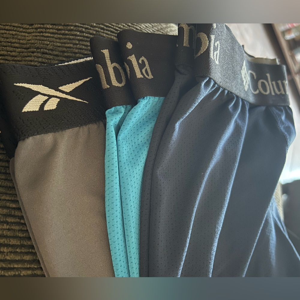 Reebok  Athletic   men's underwear Black, Blue, Gray
Bundle 3 size M